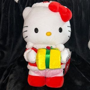New Hello Kitty Christmas Santa Greeter Approximately 20” tall